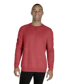 91MR-Jerzees-RED SNOW HEATHER