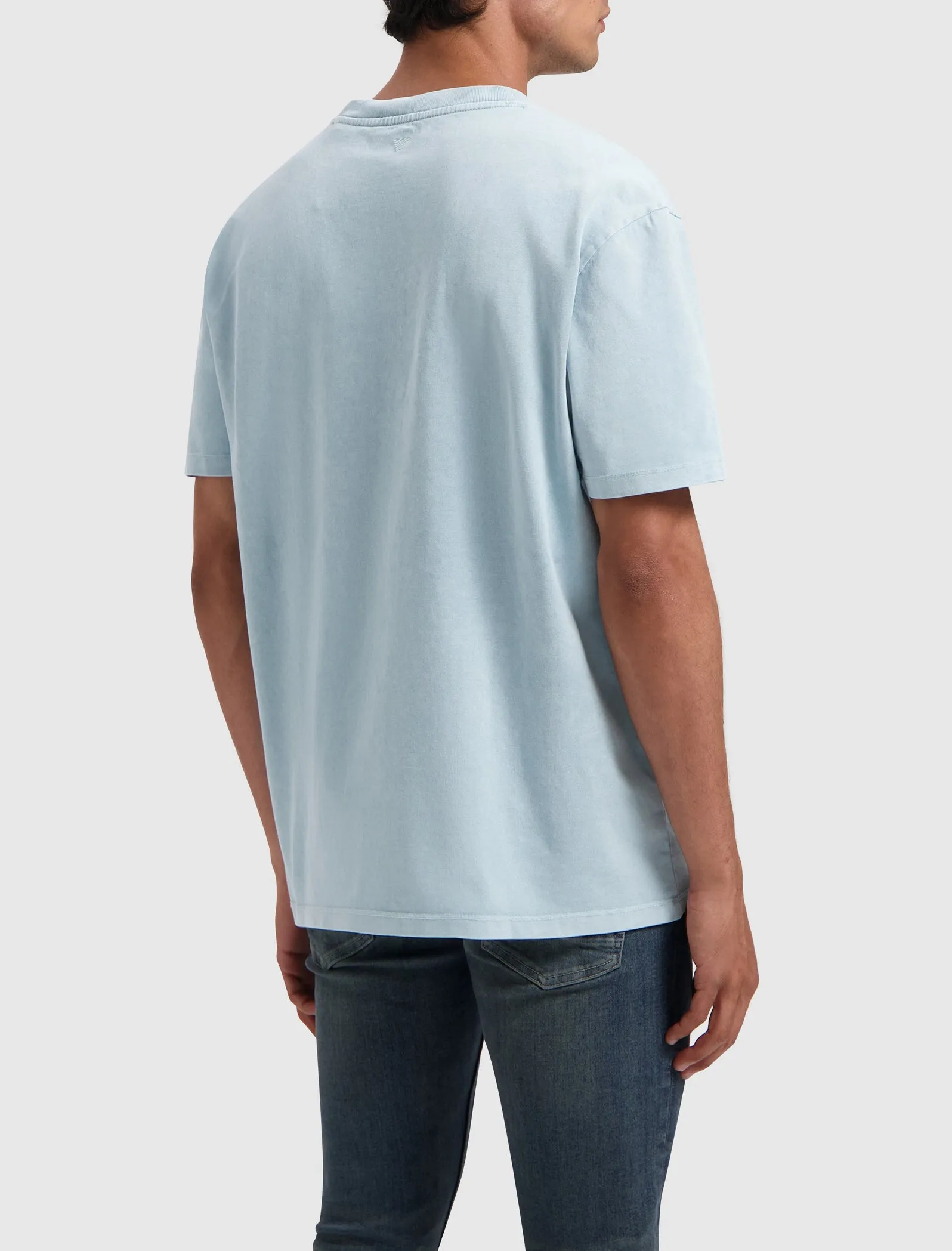 Acid Sideline Wordmark T-shirt | Light Blue