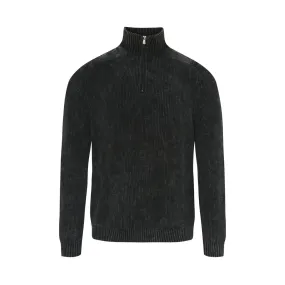 Archie Half Zip - Black