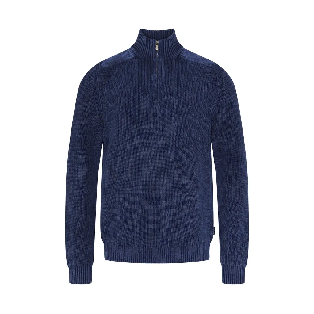 Archie Half Zip - Blue