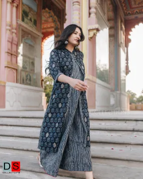 Cape Dress With Lining Inner