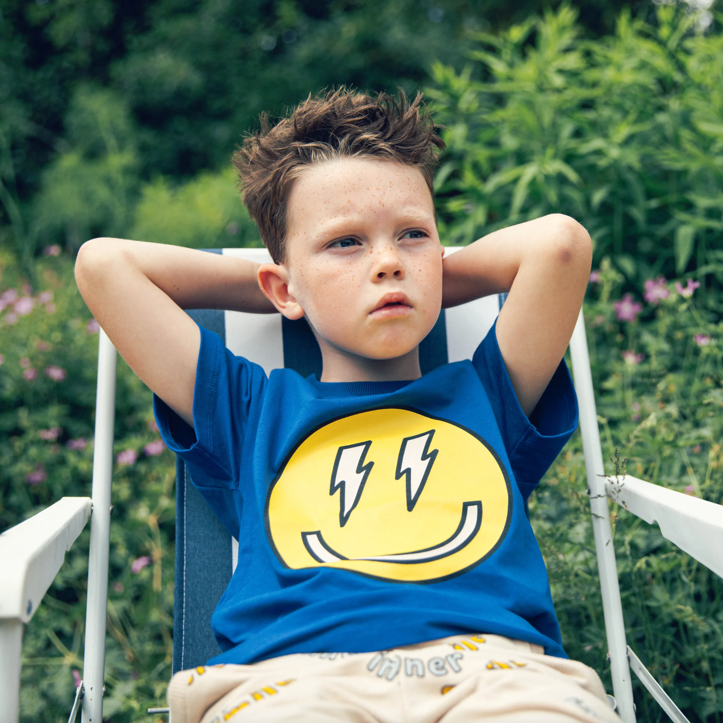 CARLIJNQ smilies - crewneck t-shirt with print