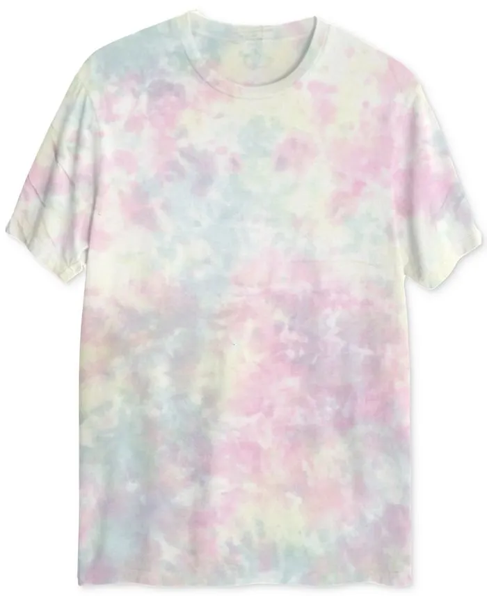 Coca-Cola Men's Uv Cotton Tie Dye Casual Shirt Pink Size X-Large