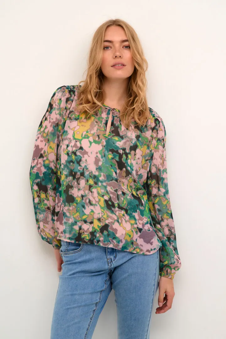 Cream Birgitta Blouse