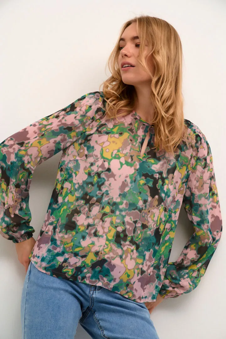 Cream Birgitta Blouse