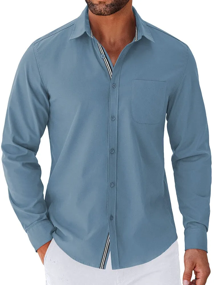 Elegant Untucked Dress Shirt (US Only)