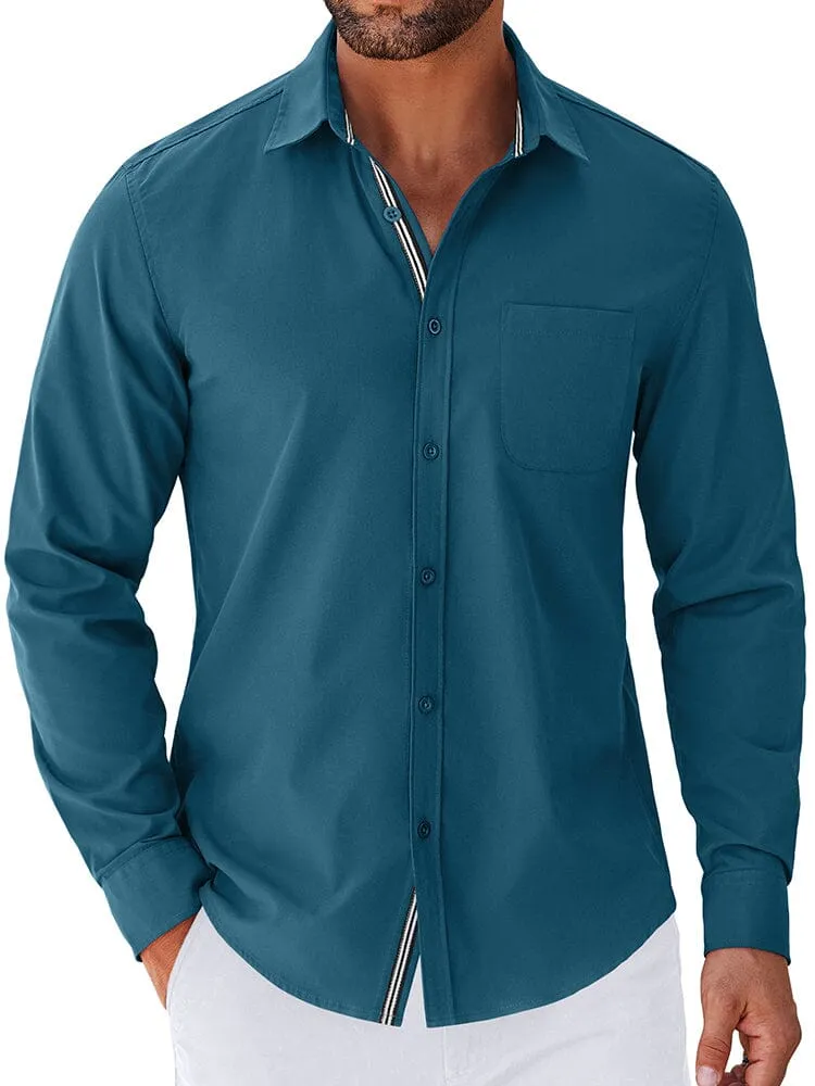 Elegant Untucked Dress Shirt (US Only)
