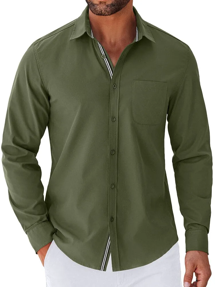 Elegant Untucked Dress Shirt (US Only)