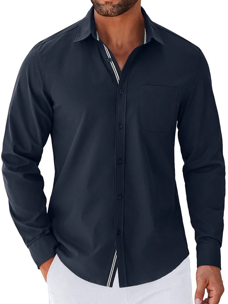 Elegant Untucked Dress Shirt (US Only)