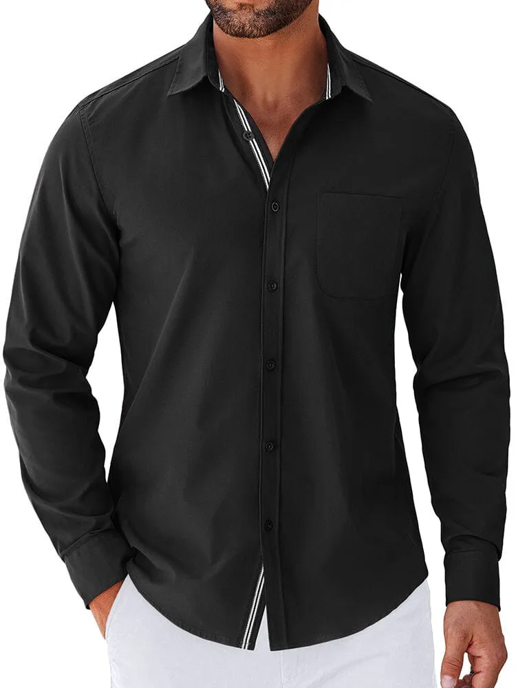 Elegant Untucked Dress Shirt (US Only)