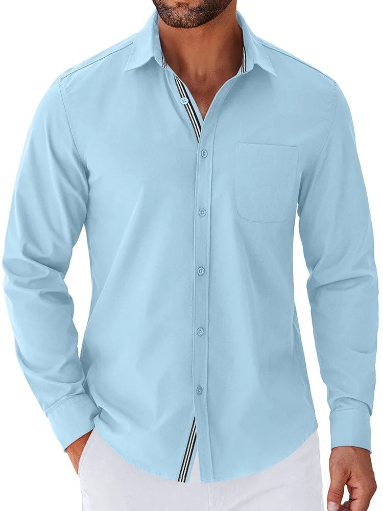Elegant Untucked Dress Shirt (US Only)