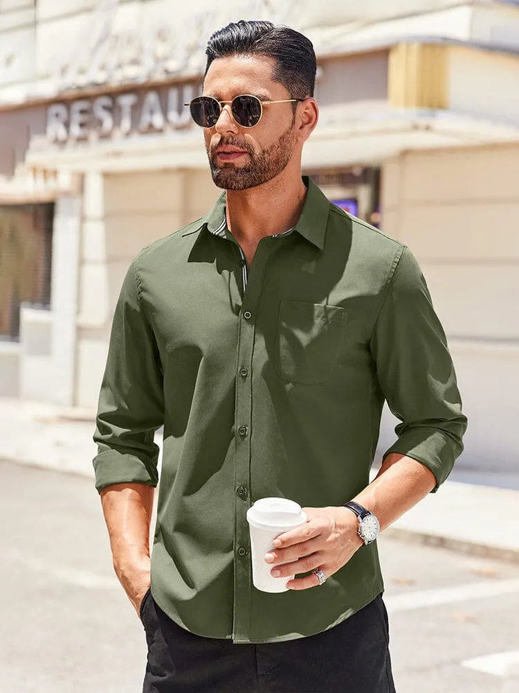 Elegant Untucked Dress Shirt (US Only)