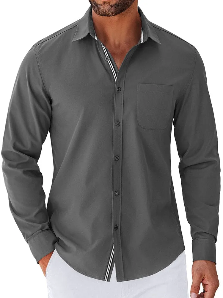 Elegant Untucked Dress Shirt (US Only)