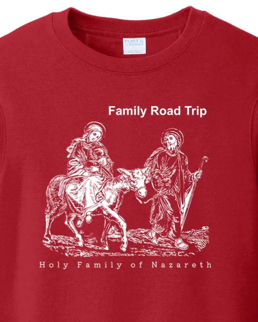 Family Road Trip - Holy Family Crewneck Sweatshirt