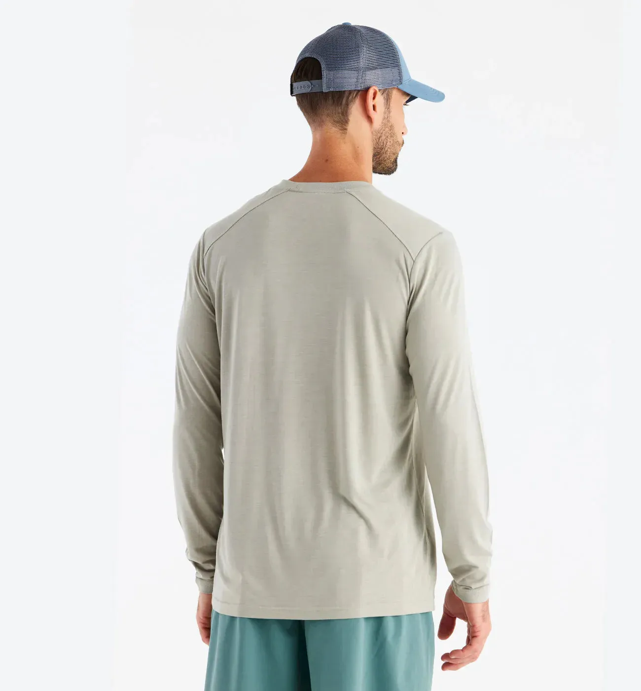 Free Fly Men's Bamboo Lightweight Long Sleeve in Sandstone