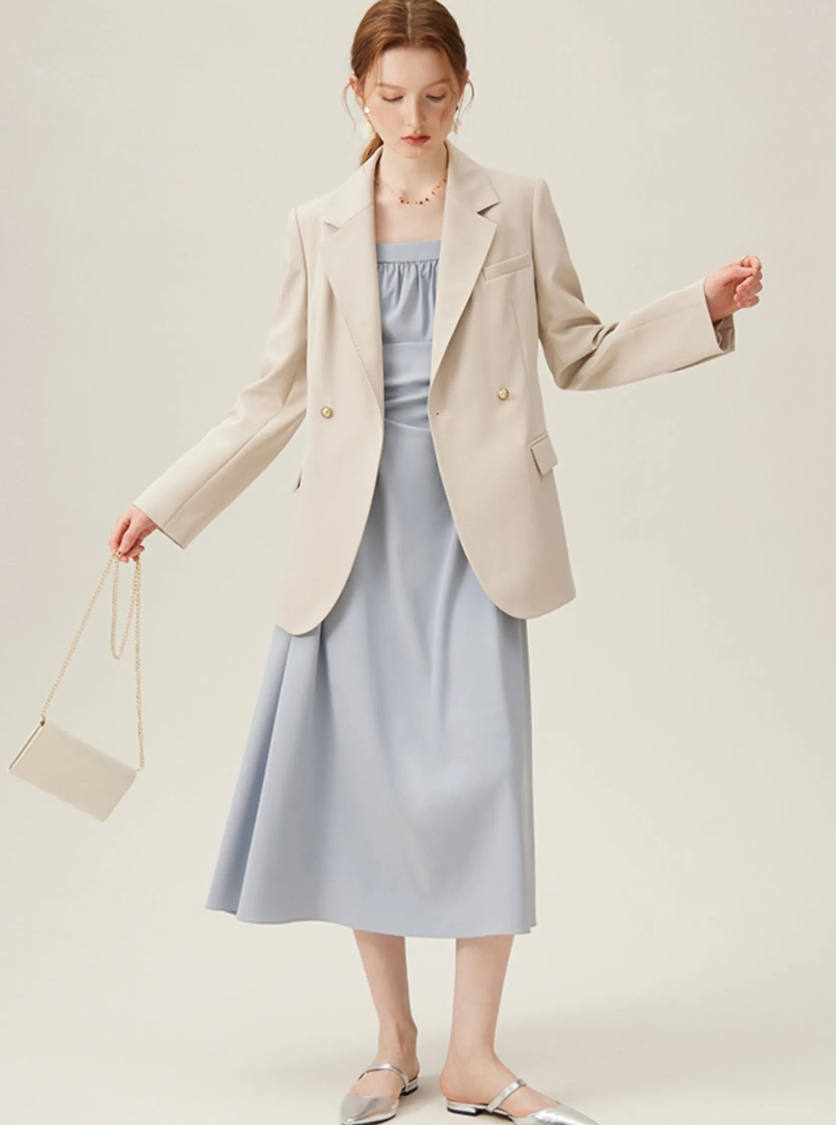 French Temperament Slip Dress