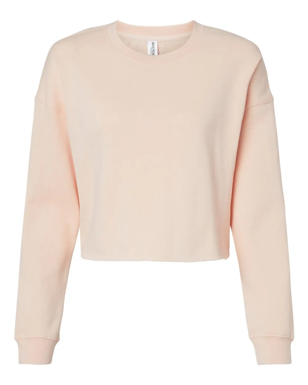 Independent Trading Co. Women's Lightweight Crop Crewneck Sweatshirt AFX24CRP