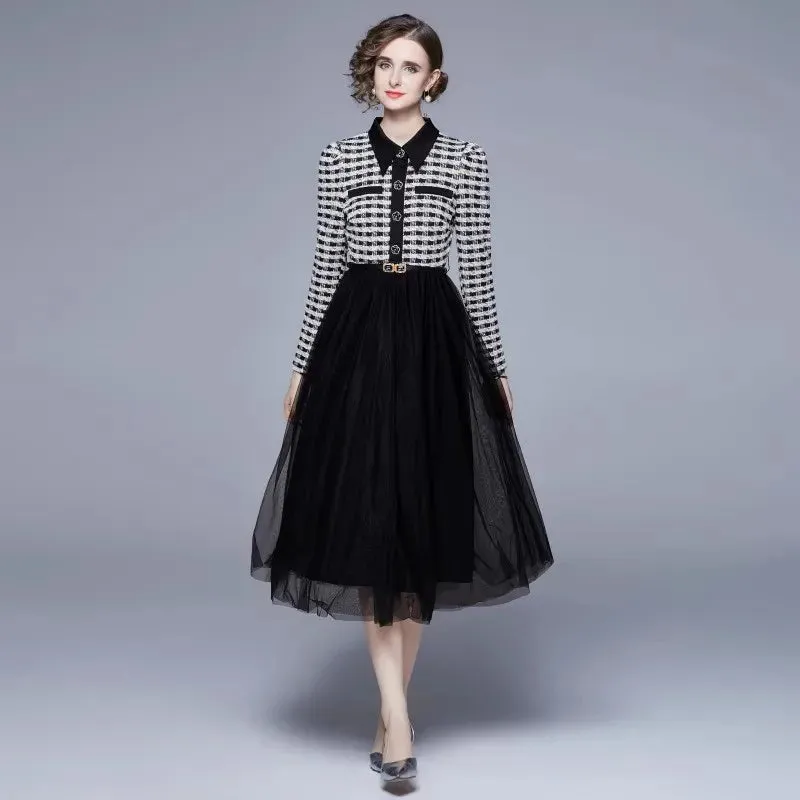 Joyful Autumn Midi Dress
