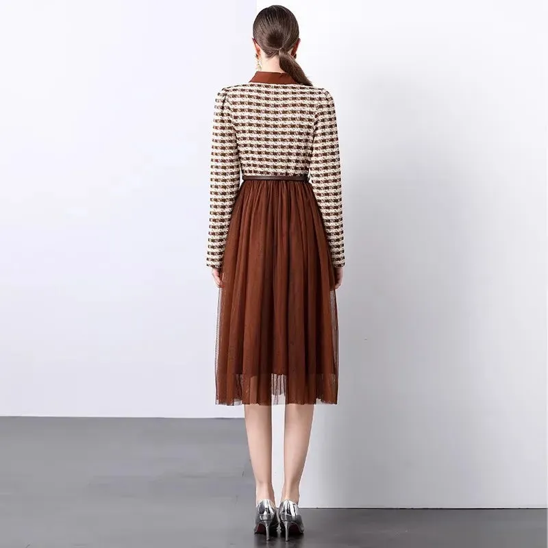 Joyful Autumn Midi Dress
