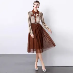 Joyful Autumn Midi Dress