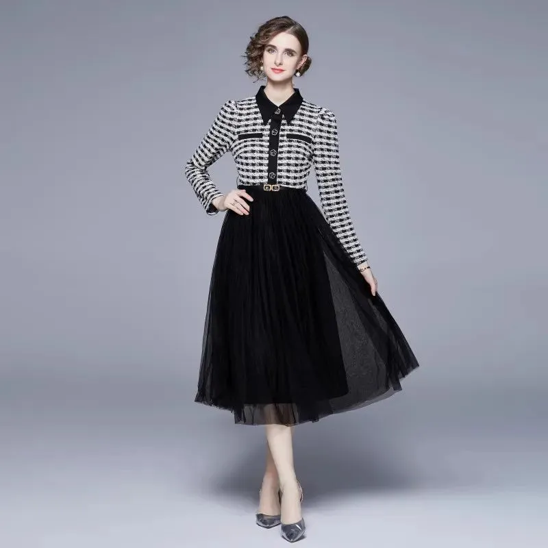 Joyful Autumn Midi Dress