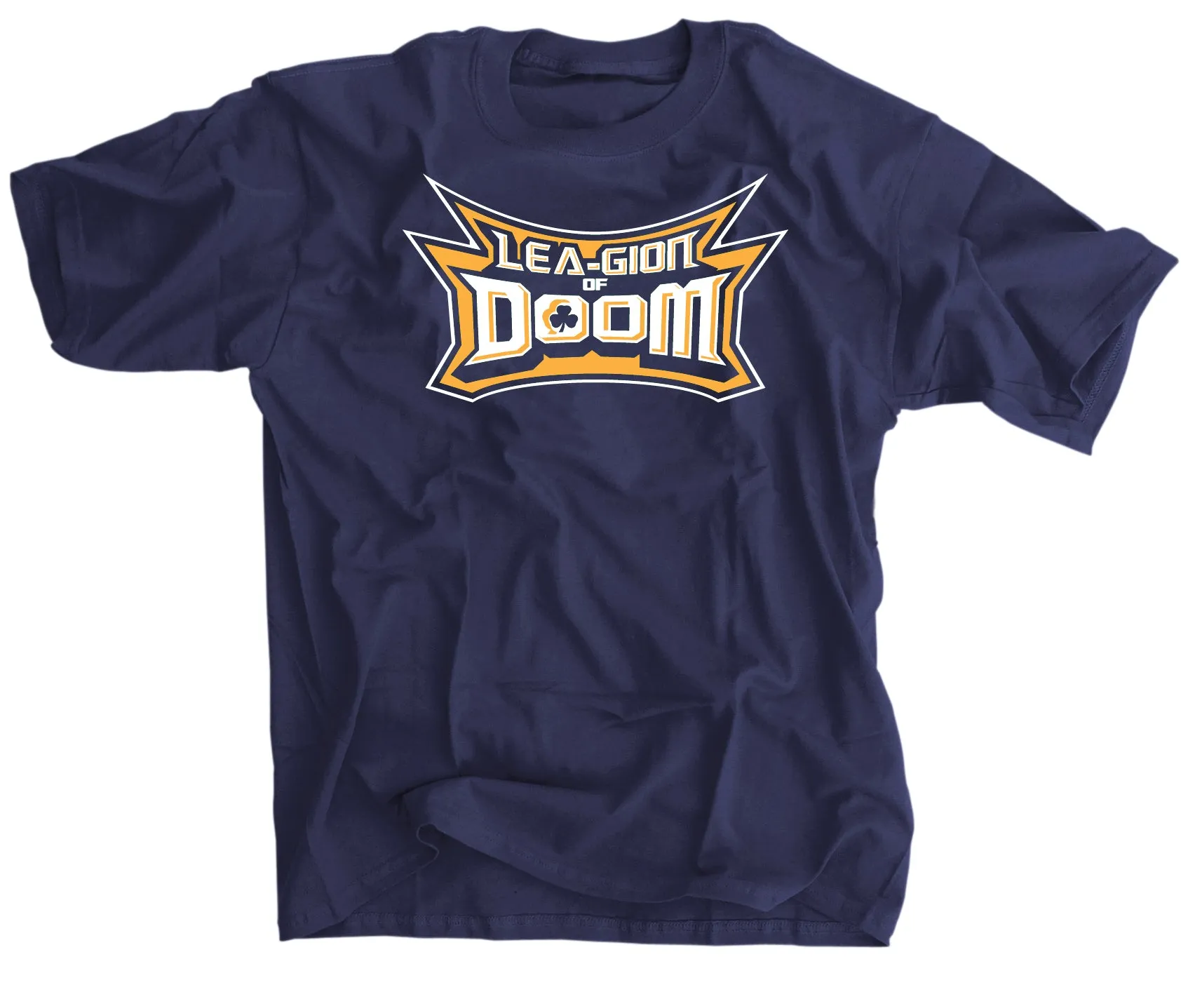 LEA - GION OF DOOM BLUE AND GOLD SHIRT - Notre Dame Shirt