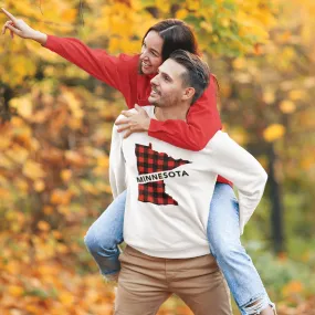 Minnesota Buffalo Plaid Lightweight Sweater