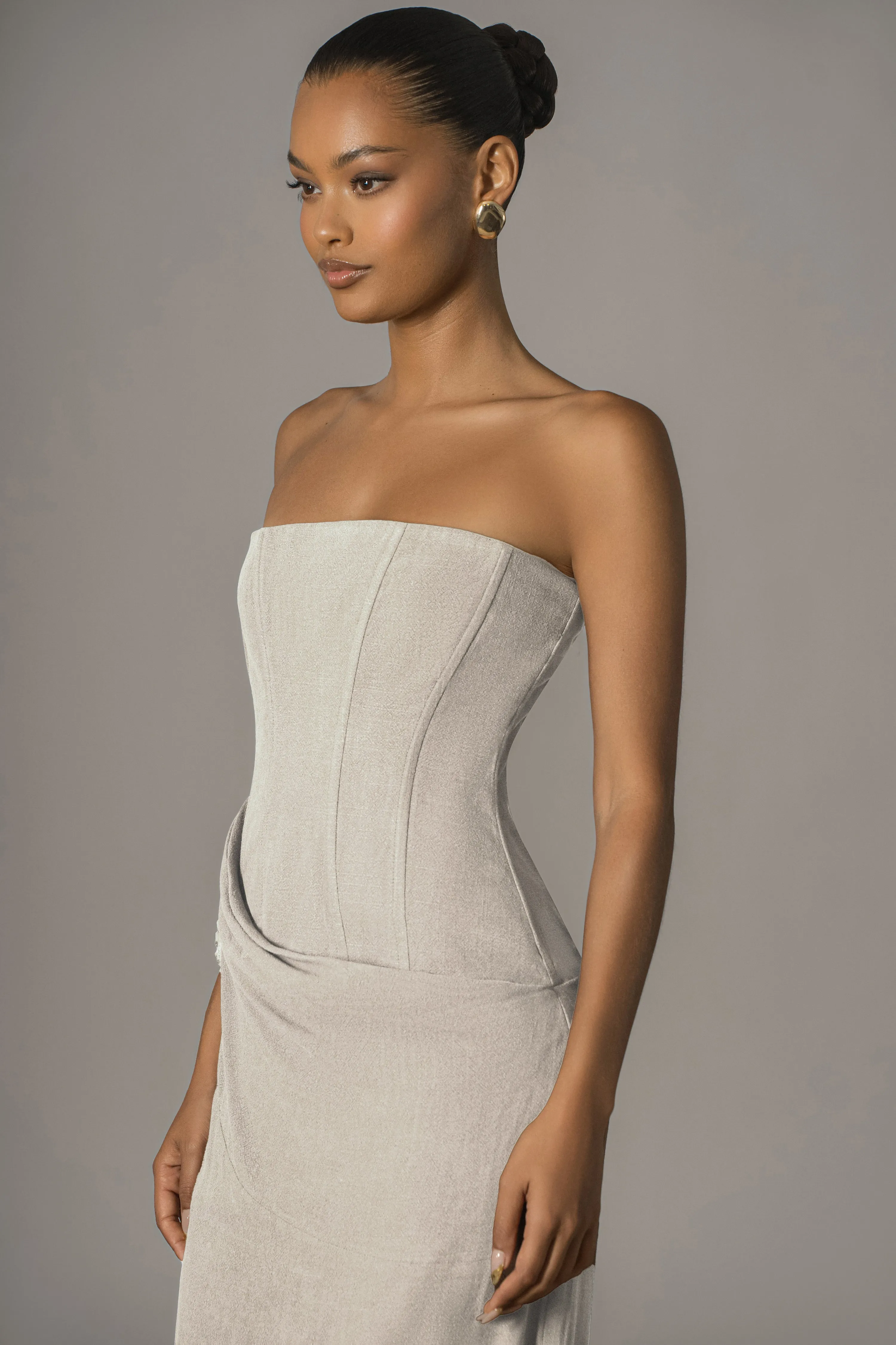 Natural Journey Linen Maxi Dress