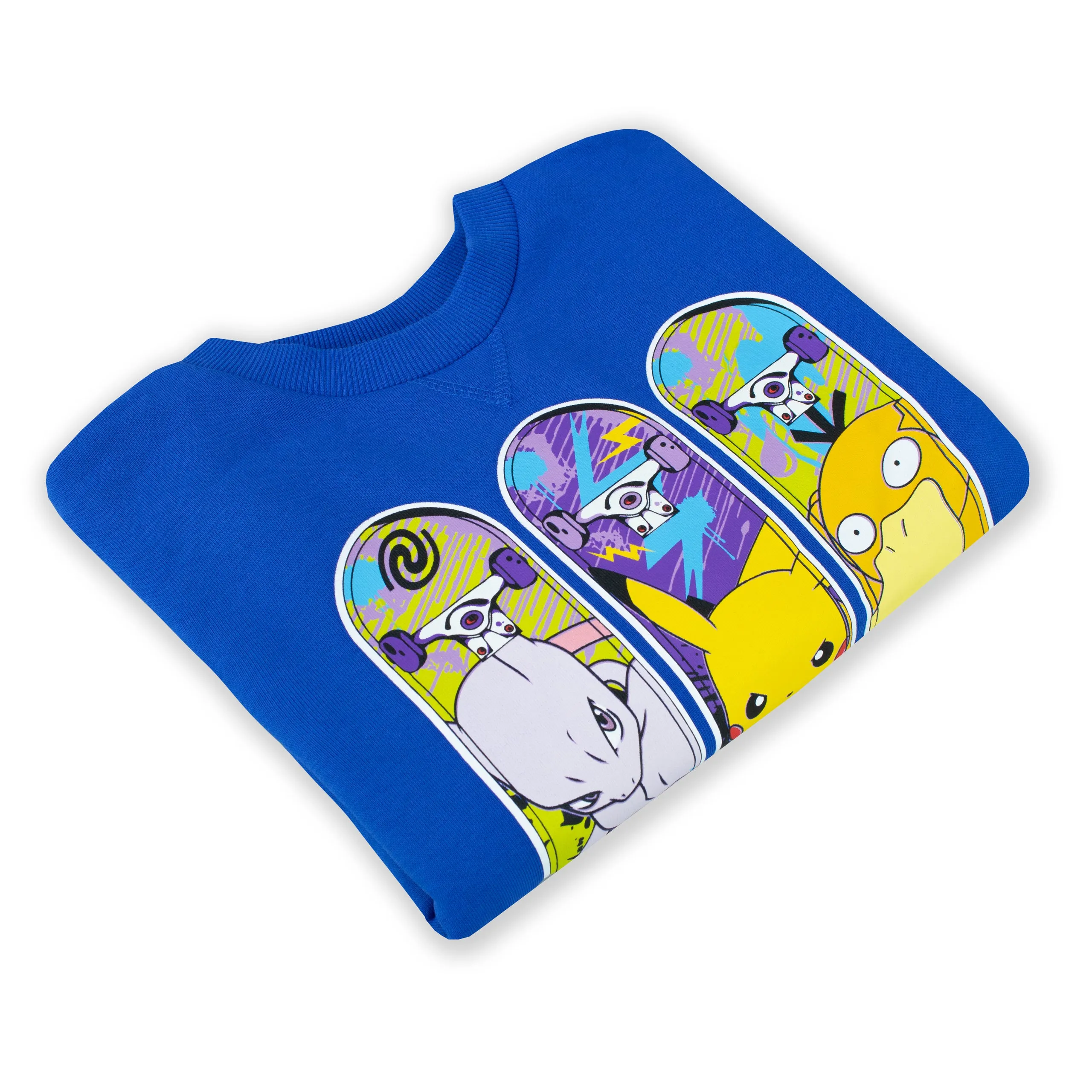 Pokemon Triple Skater Kids Crewneck Sweatshirt