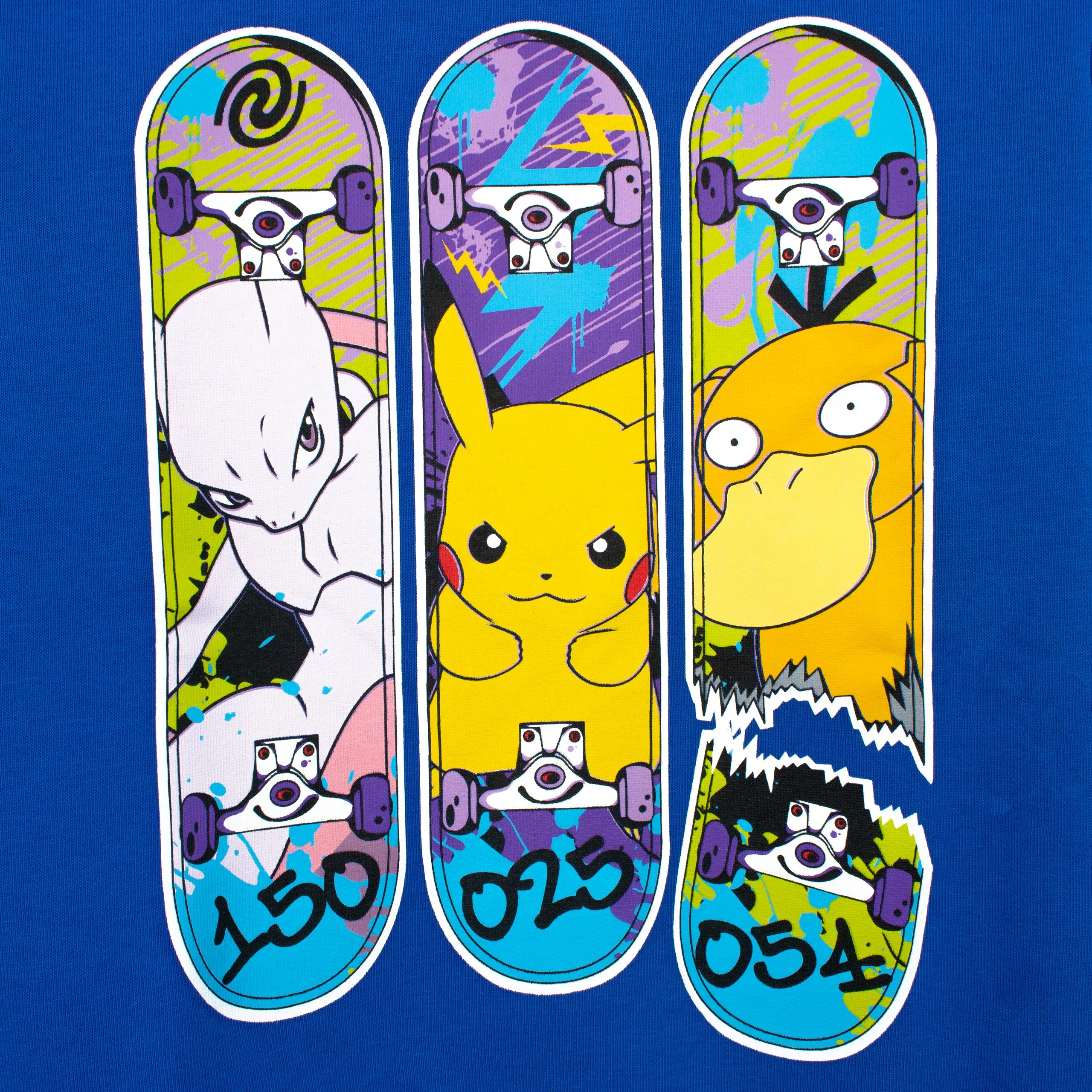 Pokemon Triple Skater Kids Crewneck Sweatshirt
