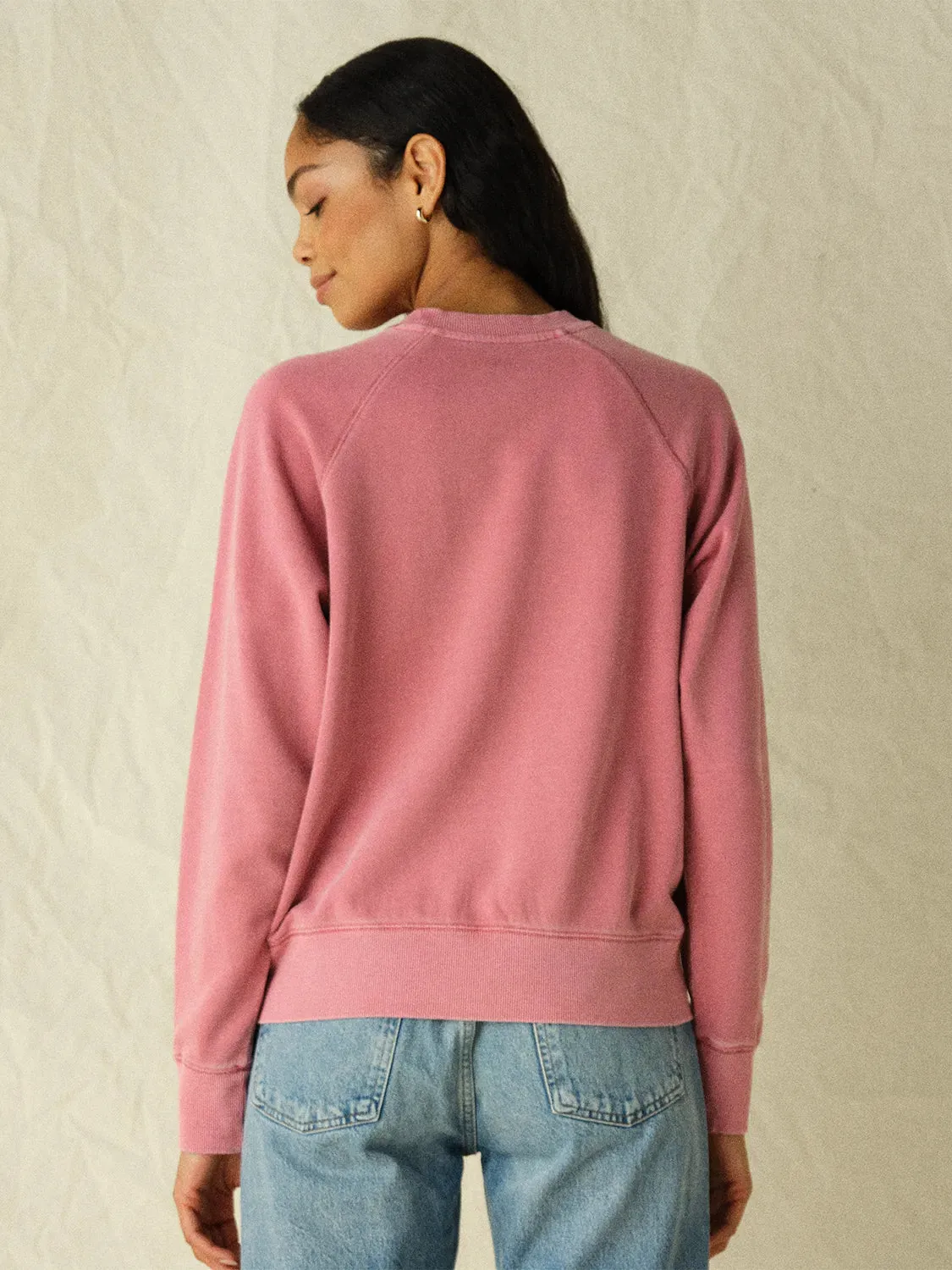 Saltaire Crewneck | Rose