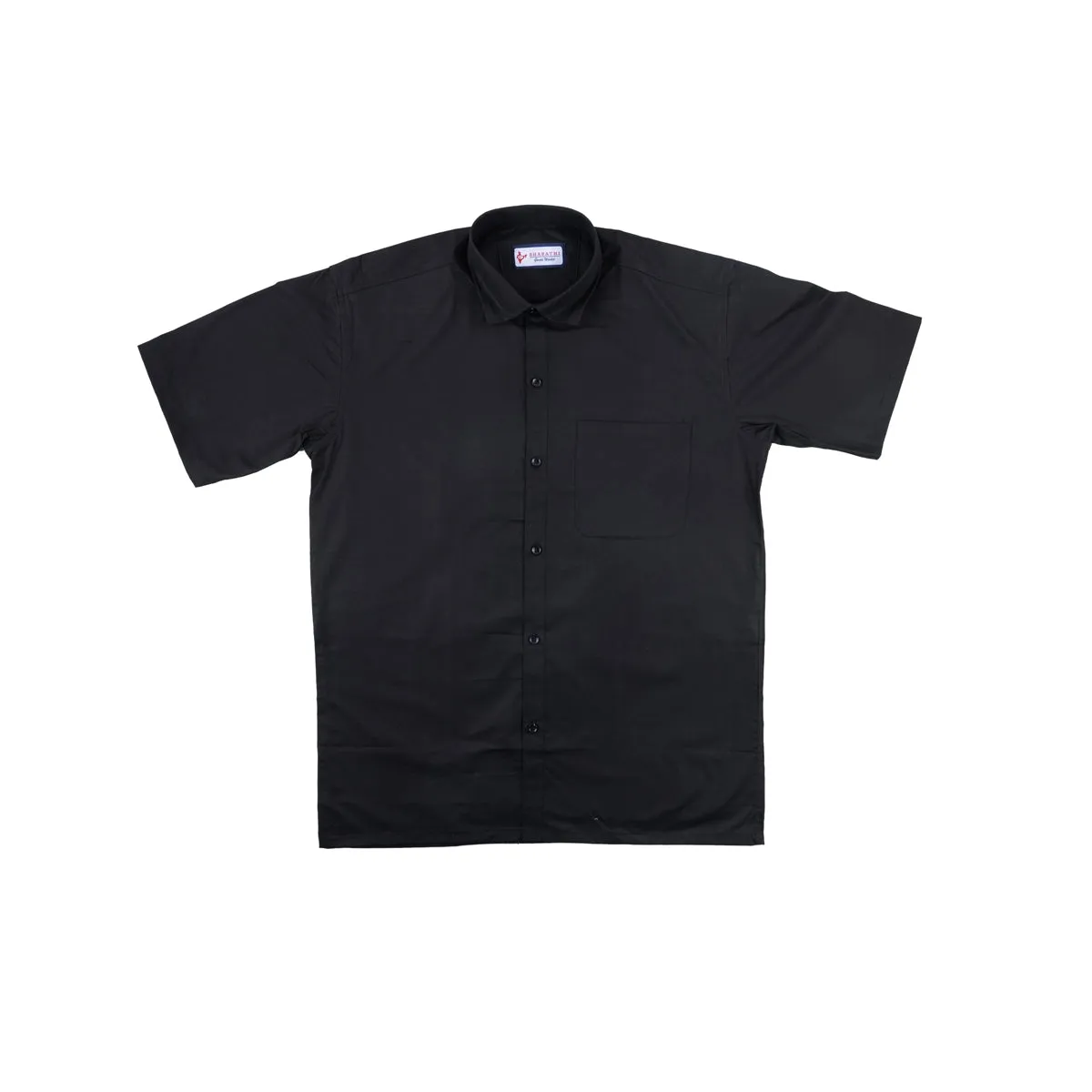 Shirt - Size 44 | Half Sleeves Formal Shirt/ Black Colour Half Hand Casual Shirt for Men
