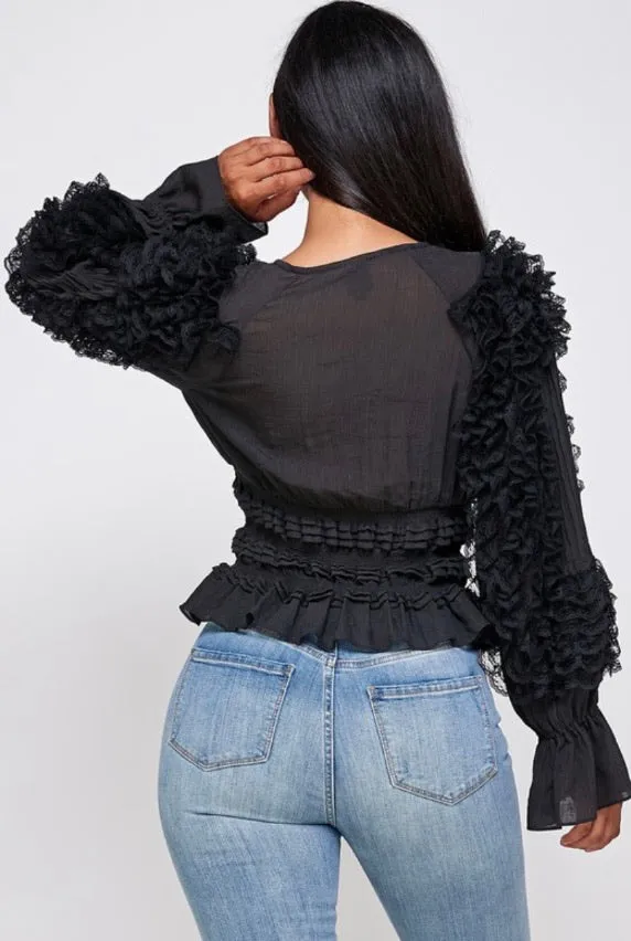 Sweetheart Ruffle Top