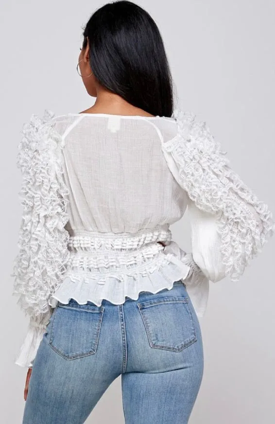 Sweetheart Ruffle Top
