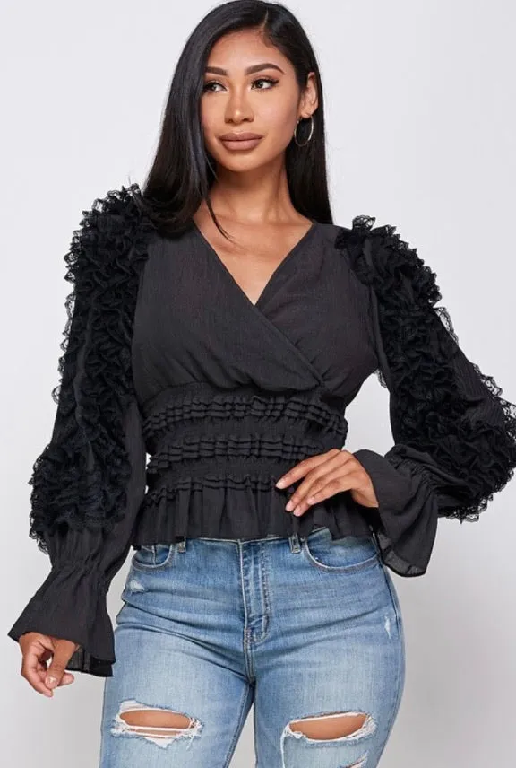 Sweetheart Ruffle Top