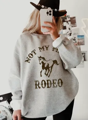 tailor not my first rodeo graphic crewneck