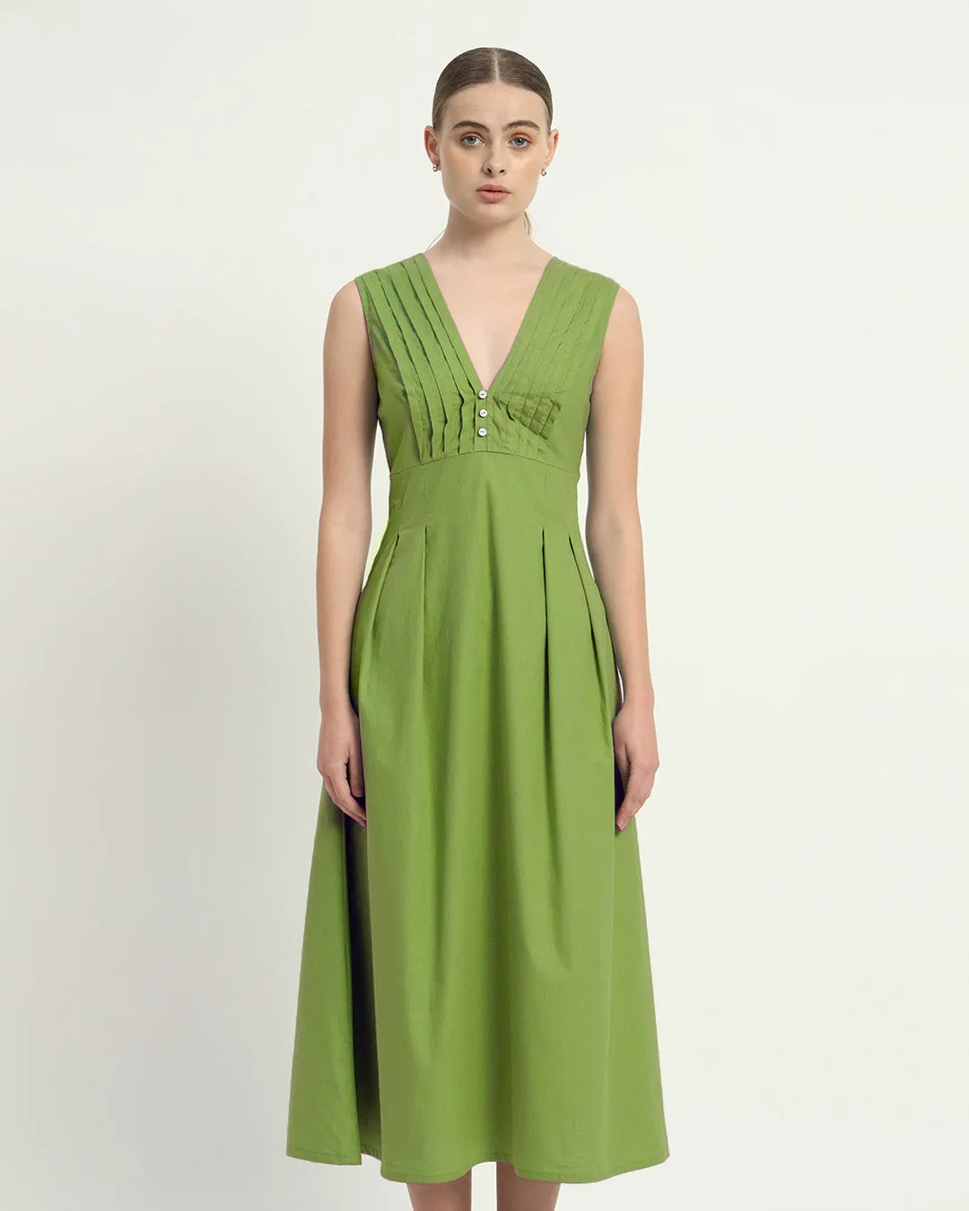 The Mendoza Fern Cotton Dress