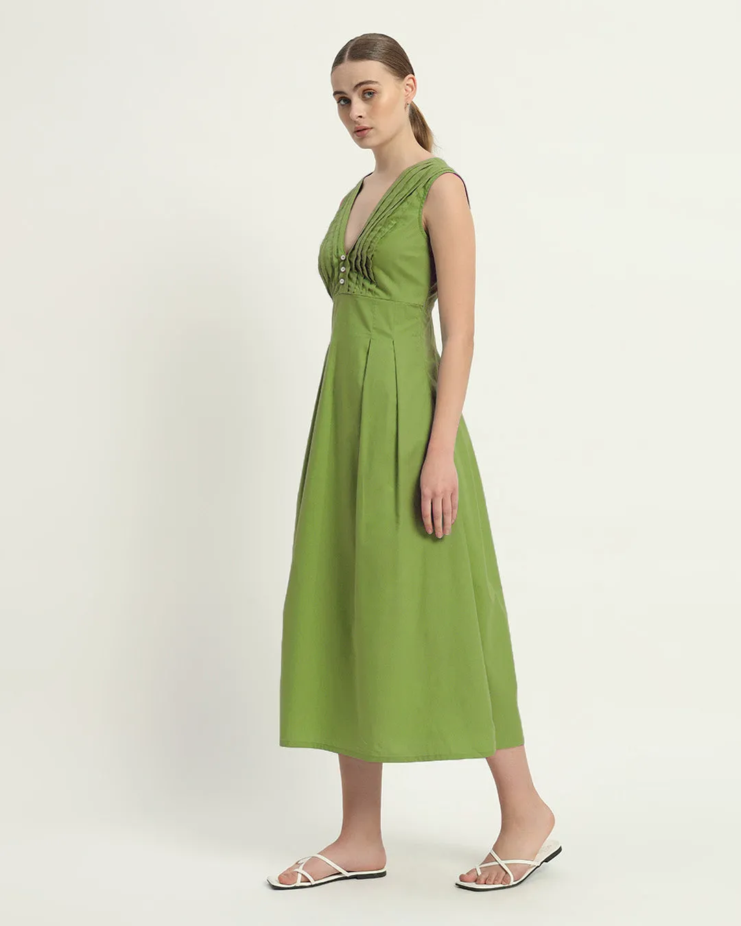 The Mendoza Fern Cotton Dress