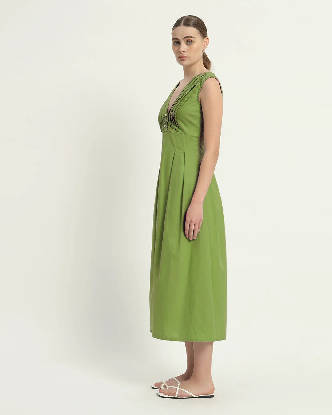 The Mendoza Fern Cotton Dress