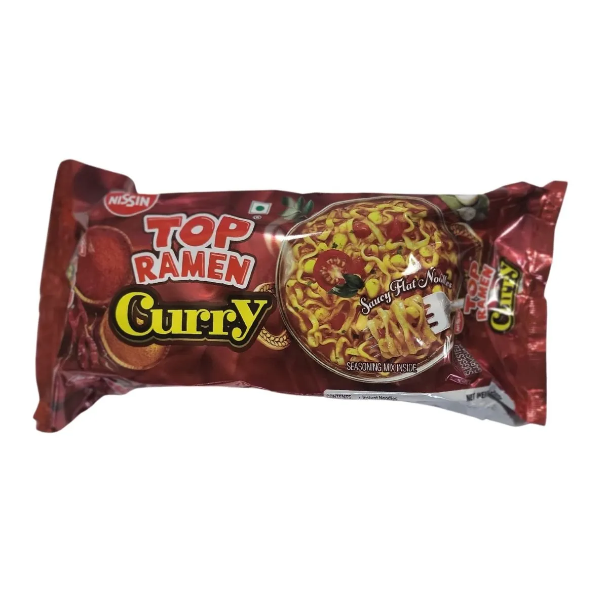 Top Ramen Curry Noodles Spicy Flat Noodles 280g