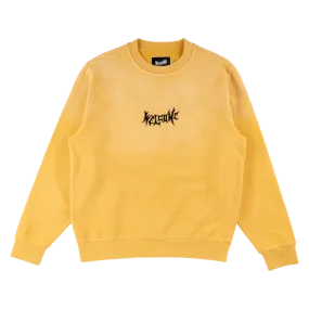 Vamp Sun Fade Pigment-Dyed Crew - Mineral Yellow