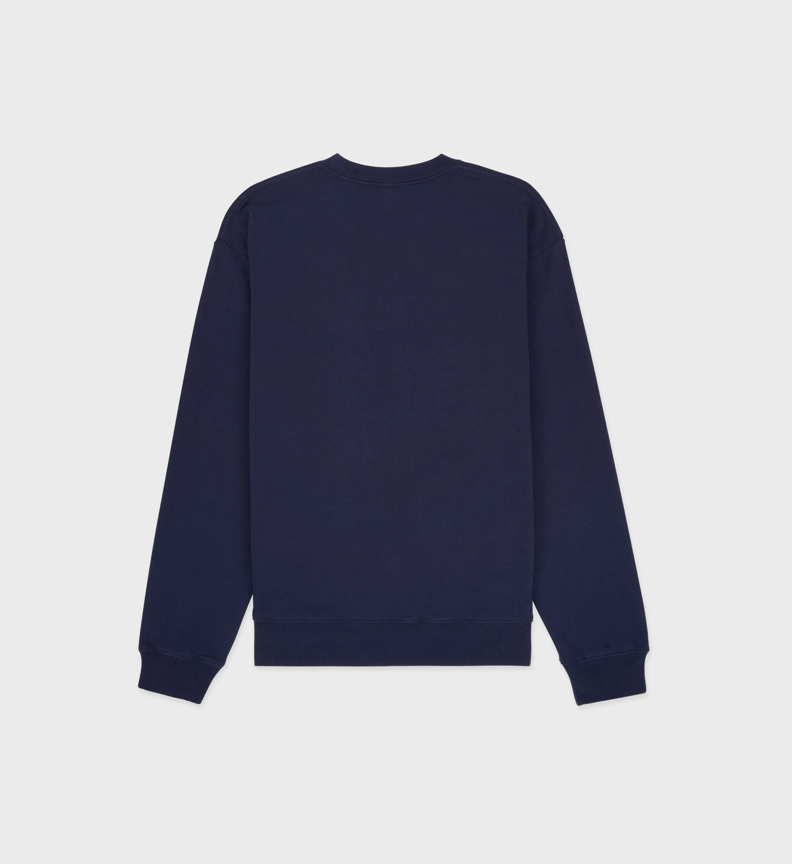 Wellness Ivy Crewneck - Navy/White