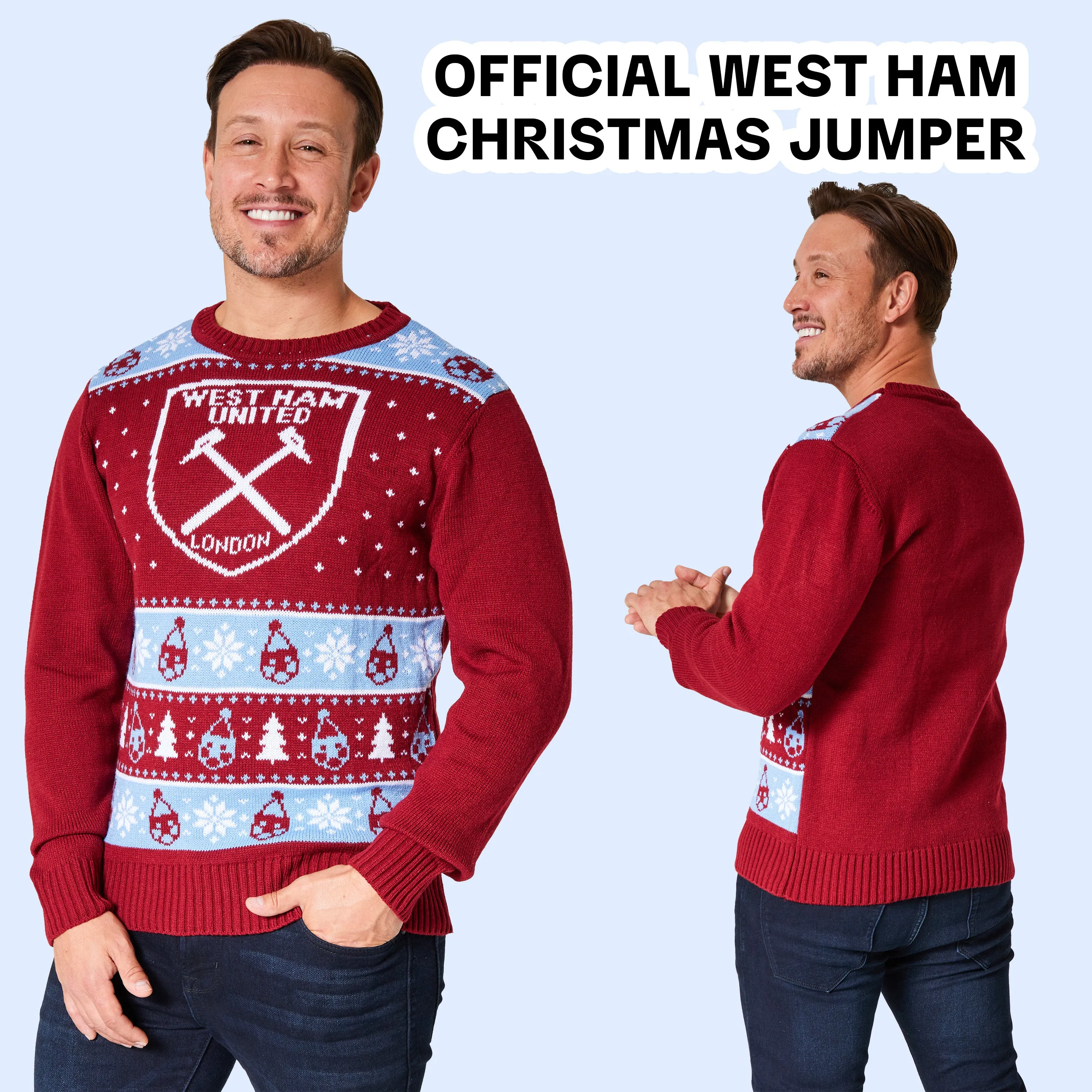 West Ham United FC Christmas Jumpers for Men