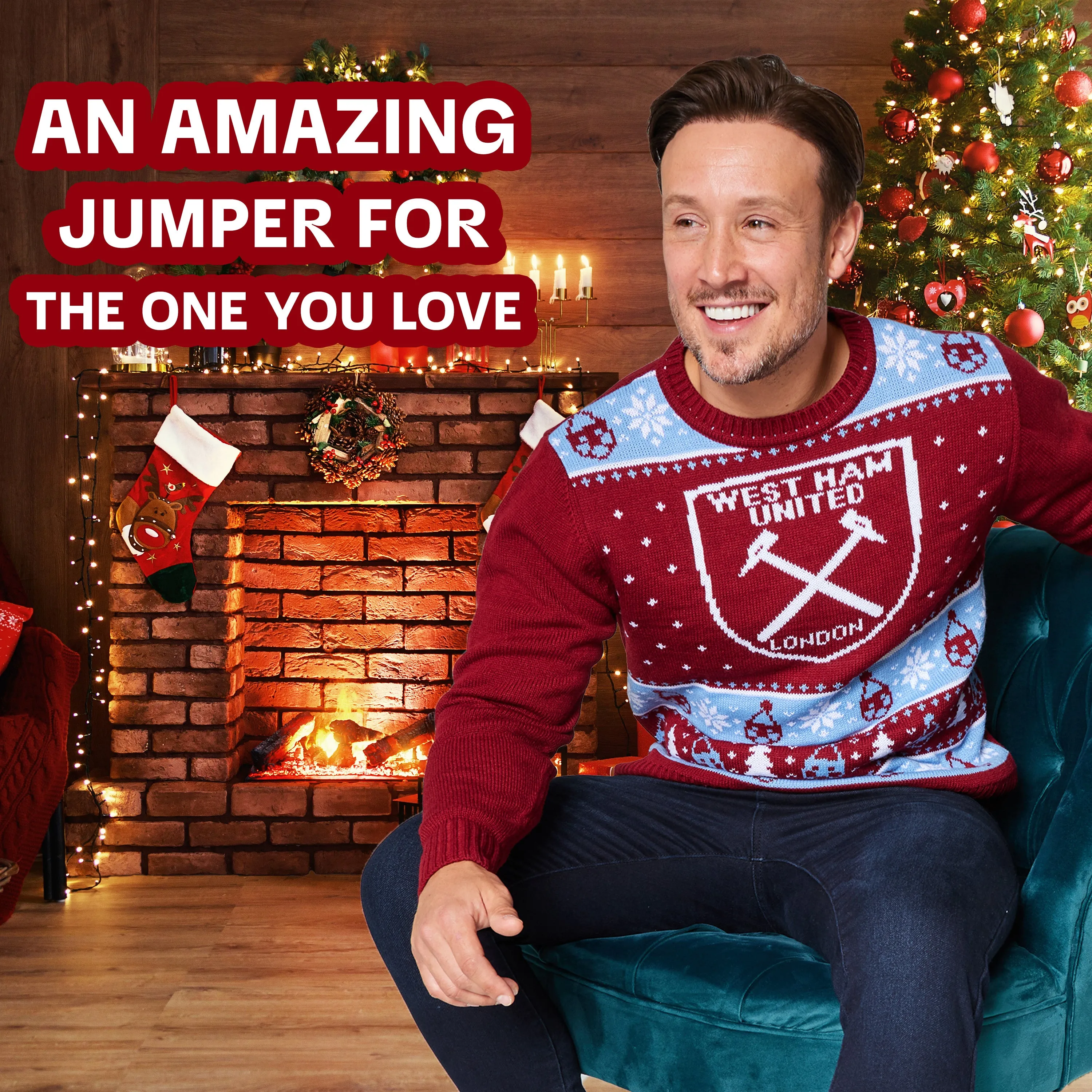 West Ham United FC Christmas Jumpers for Men