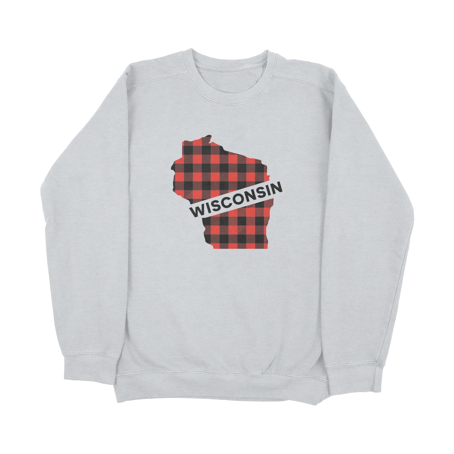 Wisconsin Buffalo Plaid Lightweight Sweater