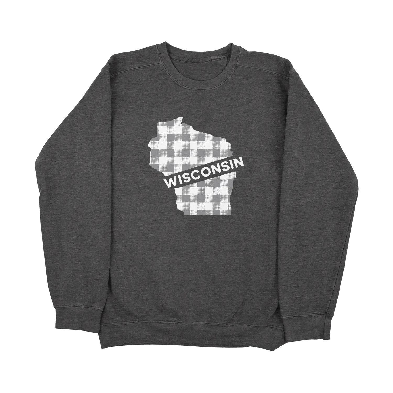 Wisconsin Buffalo Plaid Lightweight Sweater