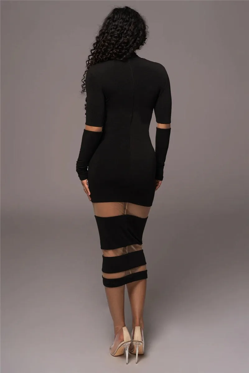 Your Signals Are Mixed Midi Dress