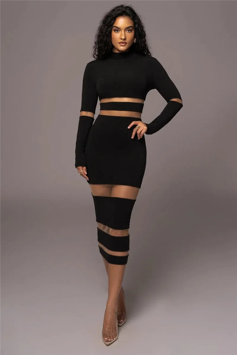 Your Signals Are Mixed Midi Dress